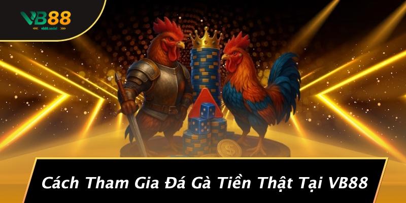 Đá Gà Tiền Thật Là Gì: Khám Phá Hình Thức Cược Đầy Kịch Tính Tại VB88 2 Cách Tham Gia Đá Gà Tiền Thật Tại VB88